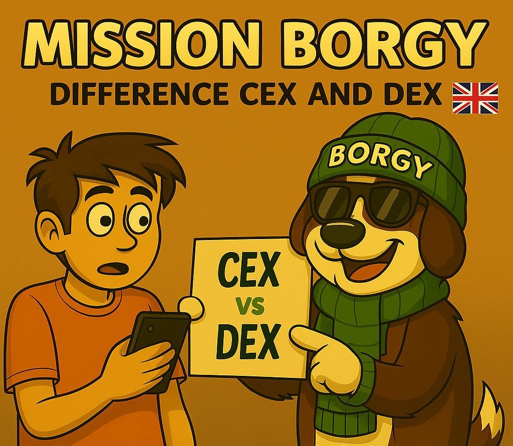CEX vs DEX: What’s the Difference? Borgy Explains 🔄